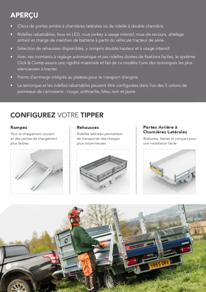 TIPPER 3620-35-3-12 / 3500 KG (3 essieux) - Photo 6